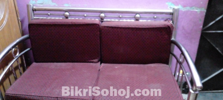 Stainless steel Sofa 2 seats